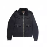 Macknight B-10 Black Cotton Military Jacket