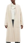 Mango Pastel Grey Open Front Sweater Coat