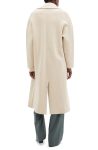 Mango Pastel Grey Open Front Sweater Coat