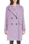 Max Mara Hello Virgin Lilac Wool Blend Coat