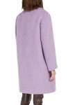 Max Mara Hello Virgin Lilac Wool Blend Coat