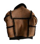 Men’s B-7 Brown Sheepskin Bomber Jacket