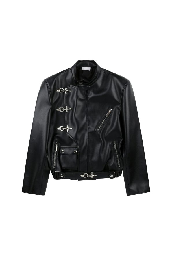 Men's B-7 Flight Black Leather Jacket