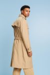 Men’s Beige Belted Trench Coat