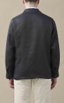 Men’s Dark Slate Blue Cotton Chore Coat