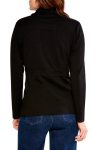 Nic+zoe Black Editor Knitted Blazer