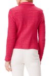 Nic+zoe Bright Rose Textured Knitted Blazer