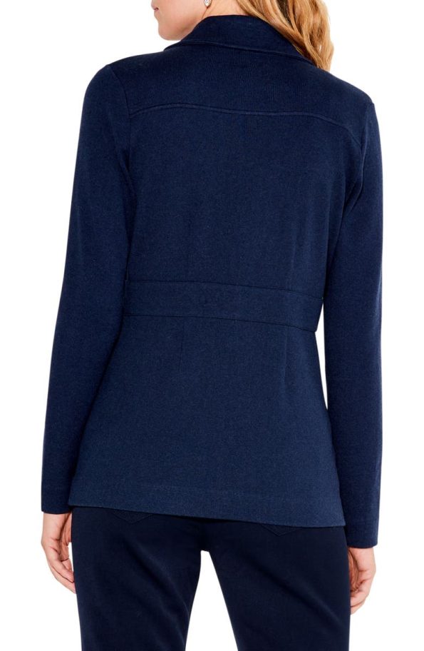 Nic+zoe Dark Indigo Editor Blazer