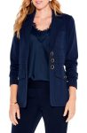 Nic+zoe Dark Indigo Editor Knitted Blazer