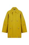 Nocturne Mustard Chained Trench Coat