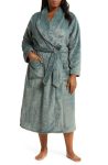 Nordstrom Shawl Collar Plush Green Peacoat