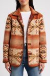 Pendleton Beacon Rock Copper Reversible Wool Coat.