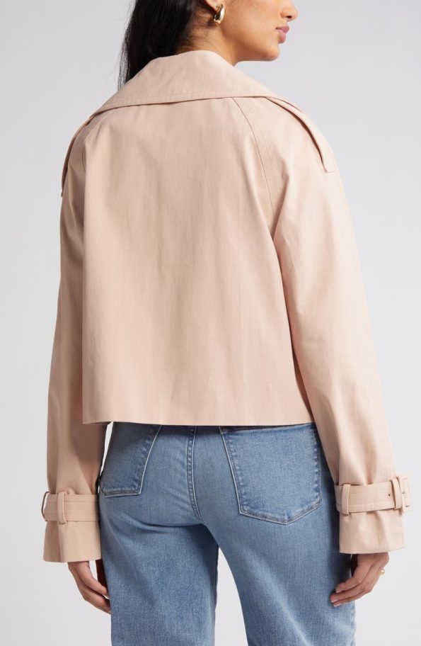 Rue Sophie Blush Enola Crop Coat