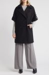 Sam Edelman Black Double Breasted Cape Coat