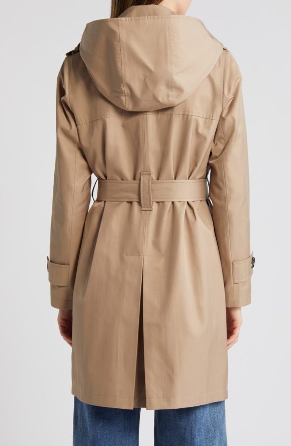 Sam Edelman Cotton Sand Trench Coat