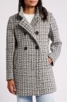 Sam Edelman Stand Collar Double Breasted Coat