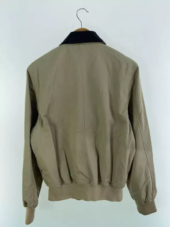 Schott A-2 Beige Cotton Flight Bomber Jacket.
