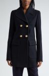 Stella Mccartney Double Breasted Wool Peacoat