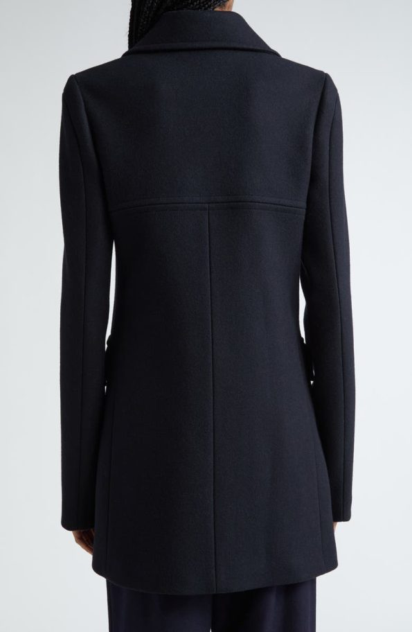 Stella Mccartney Double Breasted Wool Peacoat.