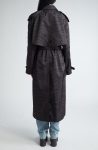 Stella Mccartney Tiger Print Nylon Trench Coat