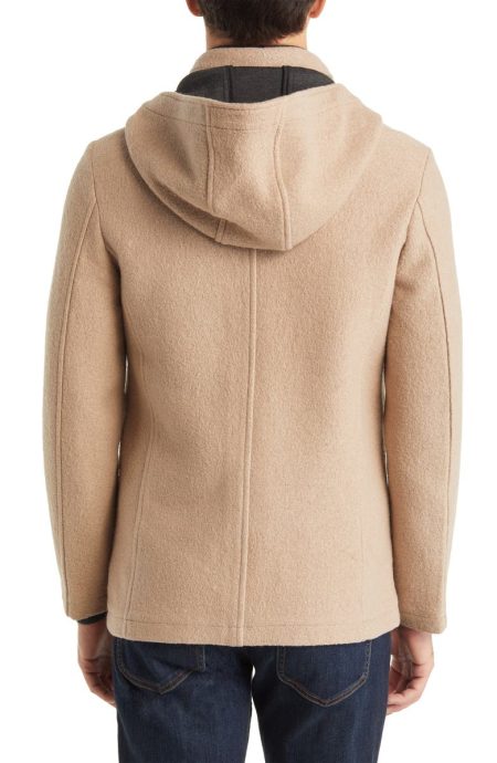 The Normal Brand Maple Balboa City Hooded Peacoat.