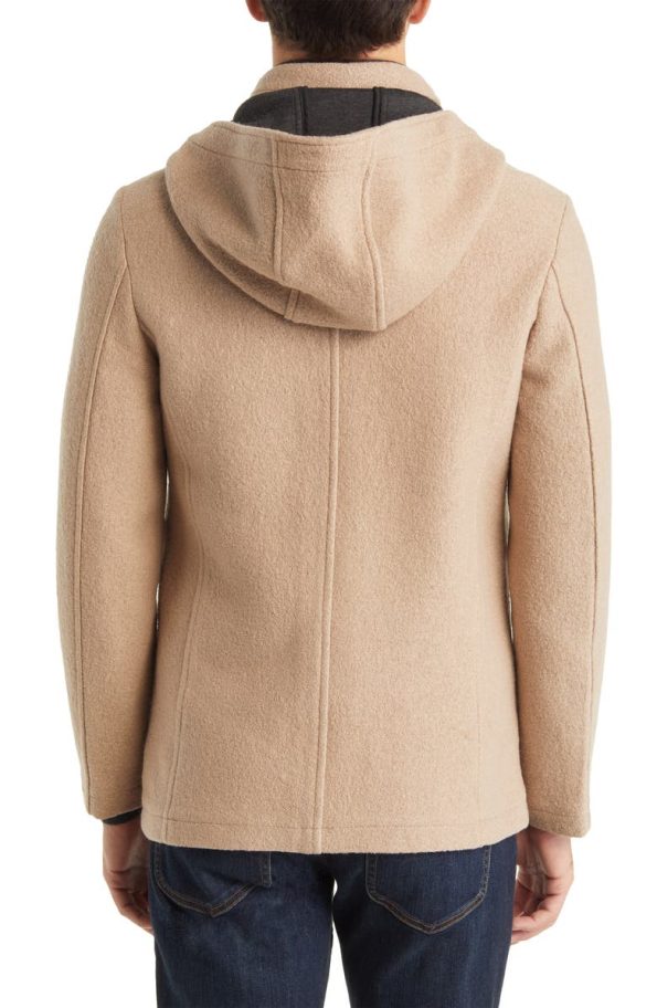 The Normal Brand Maple Balboa City Hooded Peacoat.