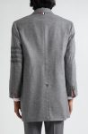Thom Browne 4-bar Patch Pocket Cashmere Felt Topcoat