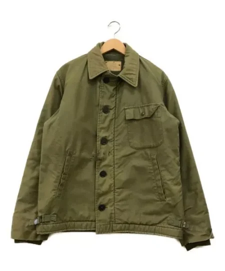 Us Army A-2 Deck Green Flight Jacket