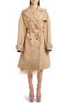 Valentino Garavani Beige Cotton Trench Coat