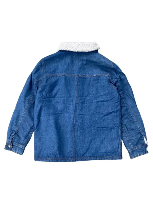 Vintage B-2 Rusty Surf Wear Sherpa Lined Denim Jacket.