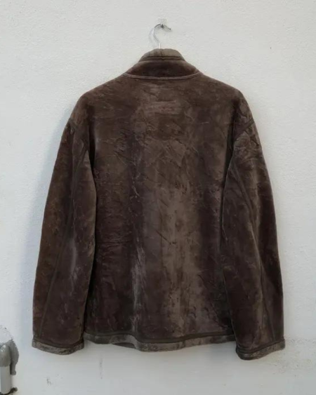 Vintage B 3 Military Mink Fur Lining First Down Brown Jacket.