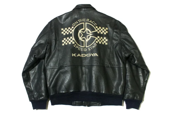 Vintage KADOYA Japan Motorcycle G-2 Leather Jacket