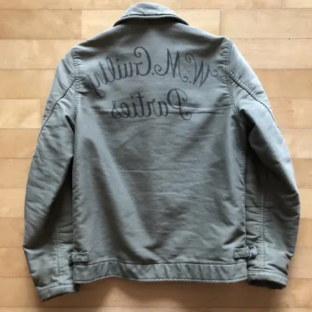 Wacko Maria A-2 Deck Olive Flight Jacket.