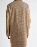 Wales Bonner Beige – Check Tenor Check Topcoat