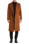 Wax London Santoni Velour Wool Longline Coat