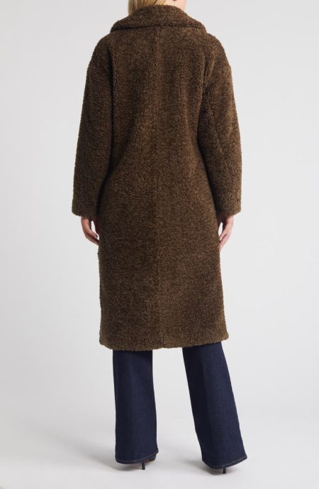 Women's Moss Faux Shearling Teddy Coat.
