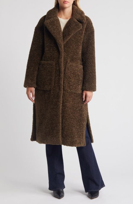 Women's Moss Faux Shearling Teddy Coat