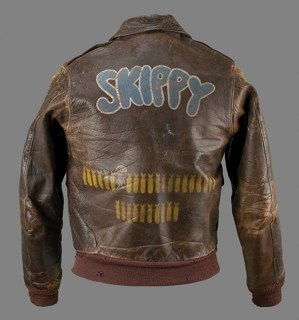 World War Ii Bernard J. Jensen's Skippy A-2 Bomber Jacket.