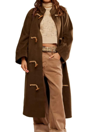 Alma Free People Beech Long Duffle Coat