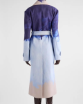 Dries Van Noten Ronald Abstract Print Cotton Gabardine Coat