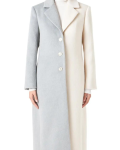 Endless Rose Colorblock Wool Long Coat