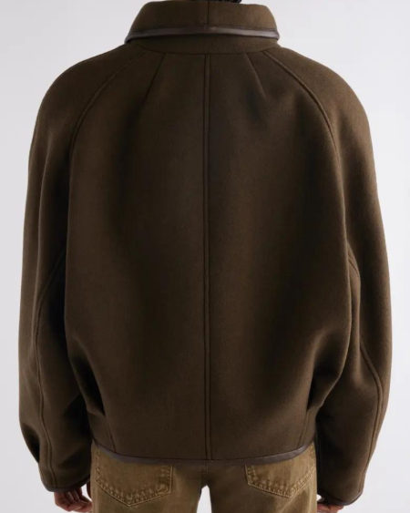Isabel Marant Idelisa Bronze Wool & Cashmere Blend Coat.