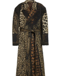 Jean Paul Gaultier Trompe L'oeil Leopard Print Coat