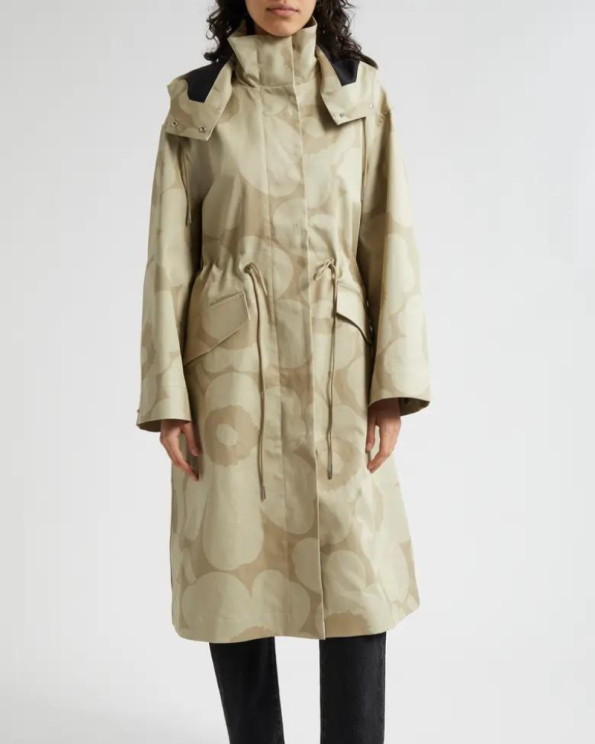 Marimekko Kerta Unikko Organic Cotton Rain Coat