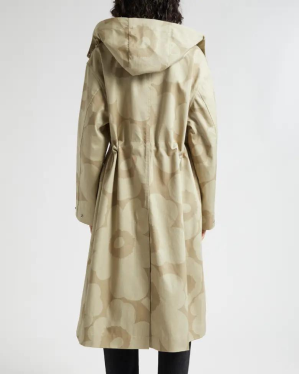 Marimekko Kerta Unikko Organic Cotton Rain Coat.