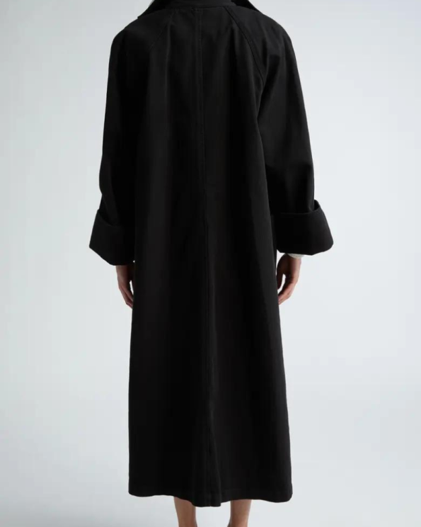 Max Mara Capo Cotton Twill Long Coat.