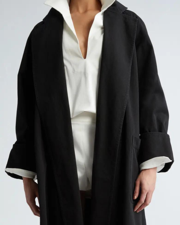 Max Mara Capo Cotton Twill Long Coat