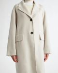 Max Mara Double Face Sand Wool Coat