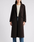 Rails Gallery Houndstooth Check Wool Blend Coat