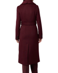 Soia & Kyo Ilana Merlot Wool Blend Coat